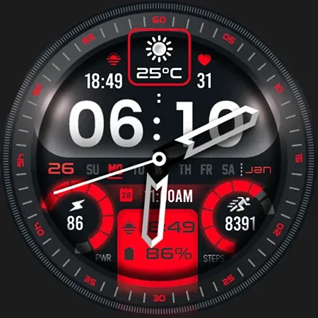 ML2U 364b Hybrid Watch Face screenshot 31