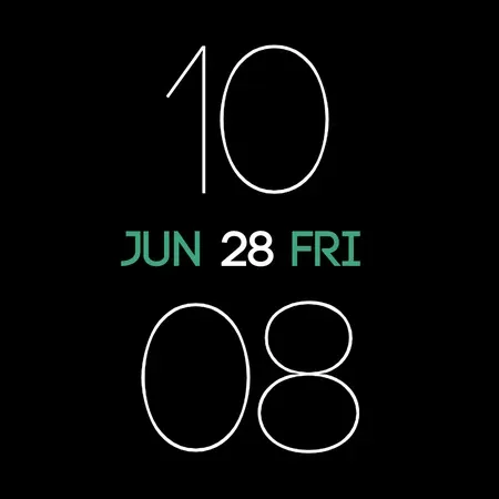 Lucid Dark digital watch face screenshot 11