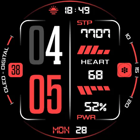 Oled - Digital v3 | watch face screenshot 14