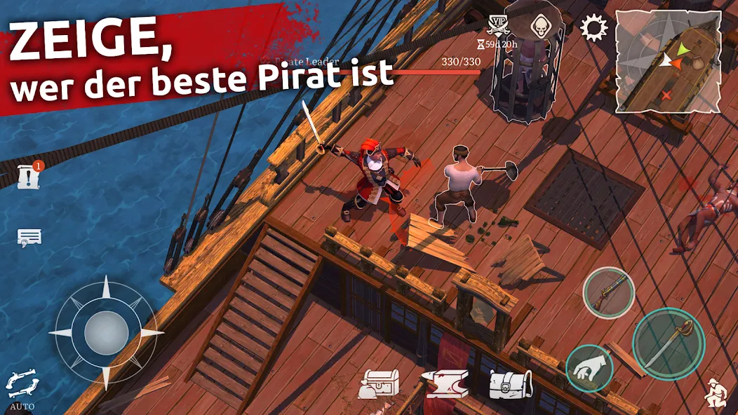 Piraten-Überlebens-Rollenspiel screenshot 1