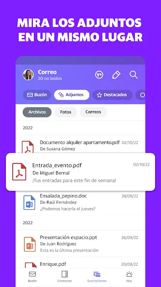 Yahoo Mail: buzón de correo screenshot 4