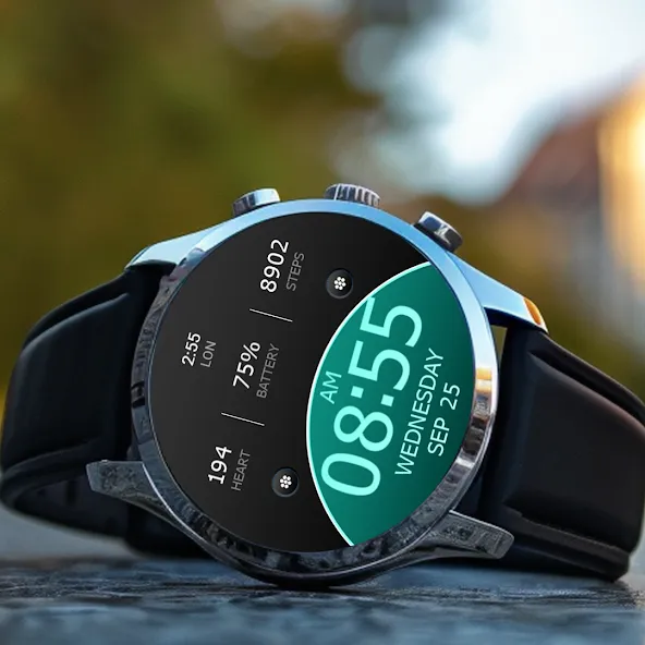 Key WF41 Digital Watch Face screenshot 5