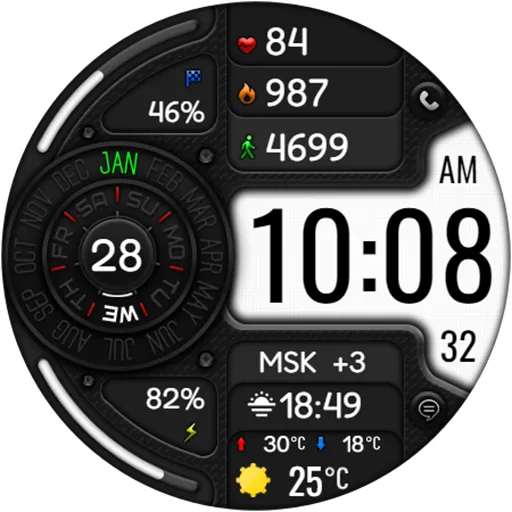 DIGI LITRACON CTS79 Watch face screenshot 15