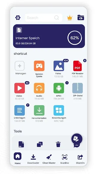 ASD-Dateimanager screenshot 1