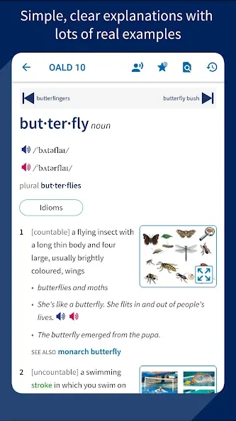 Oxford Advanced Learner's Dict screenshot 2