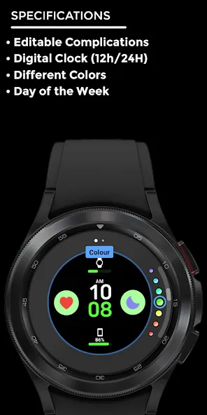 Night 36 - watch face screenshot 4