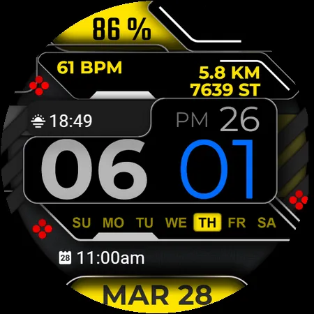 Watch Face A12 screenshot 9