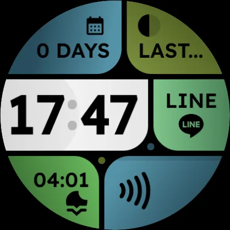 Colorful blocks: Watch Face screenshot 9