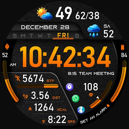 PER49 Digital Watch Face screenshot 43