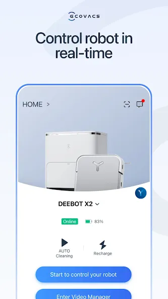 ECOVACS HOME screenshot 1
