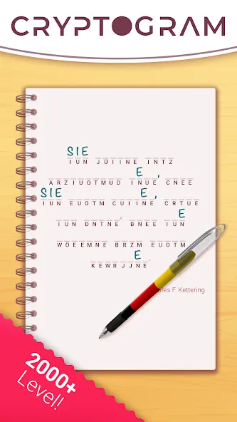 Cryptogram: Wortsuche rätsel! screenshot 1