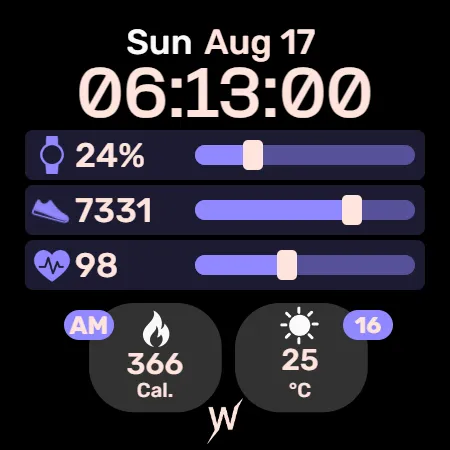 Data Stream Watch Face screenshot 9