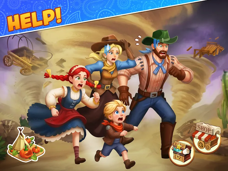 Westward Farm: Family Escape screenshot 8