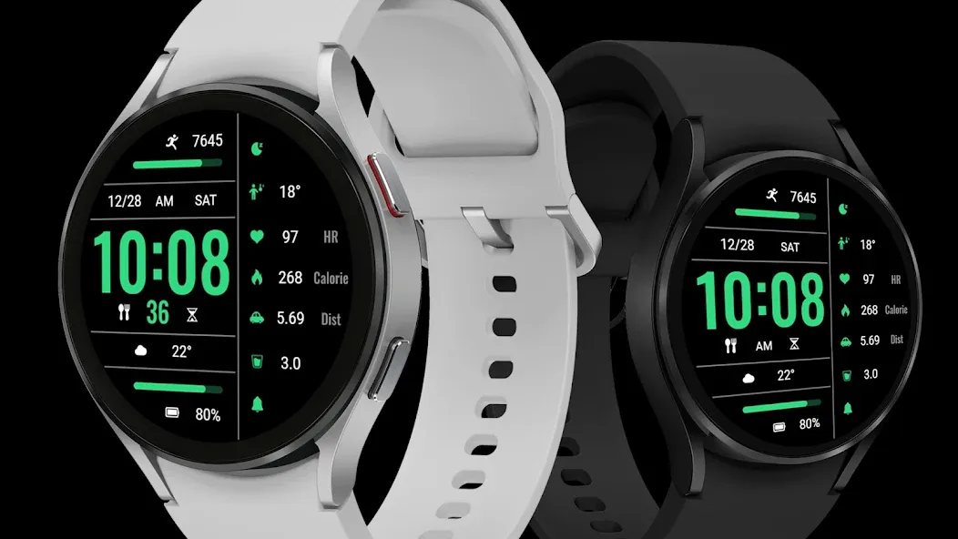 Practical Dark Green ZkinWatch screenshot 2