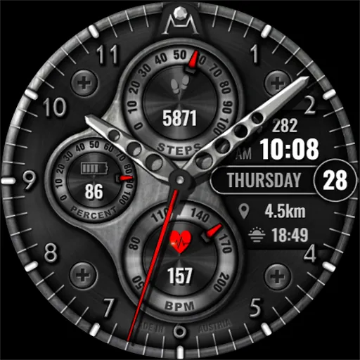 DM044 Analog Watch Face screenshot 5