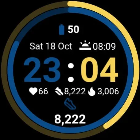 G Fit: Health Watch Face Wear screenshot 10