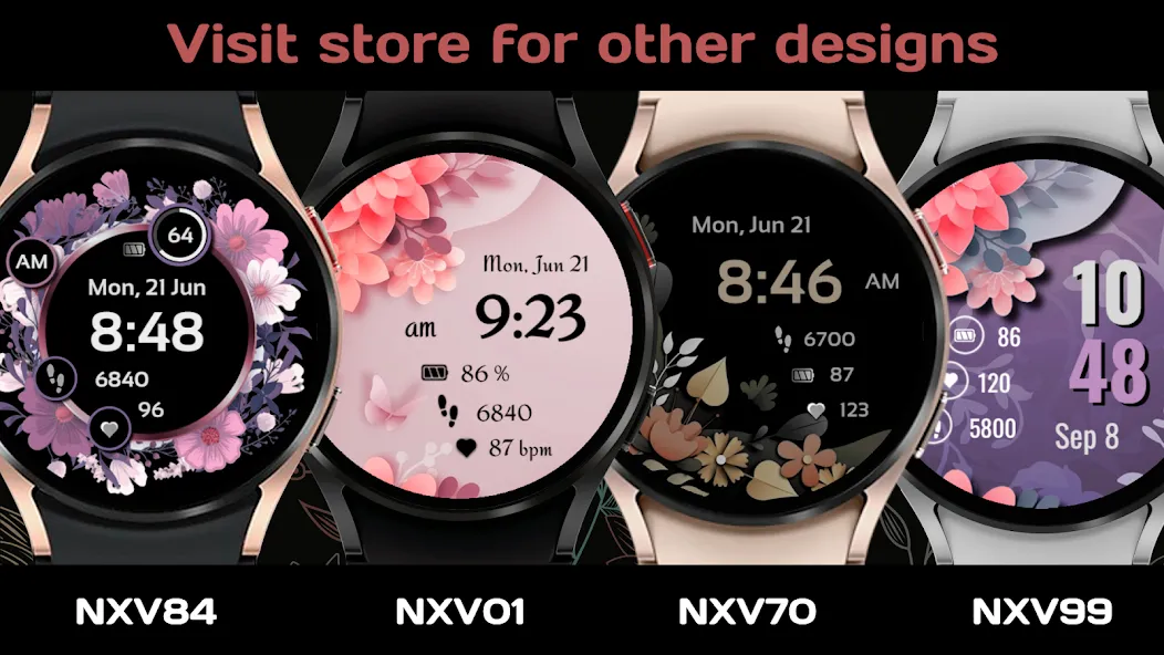 NXV80 Vibrant Watch Face screenshot 7