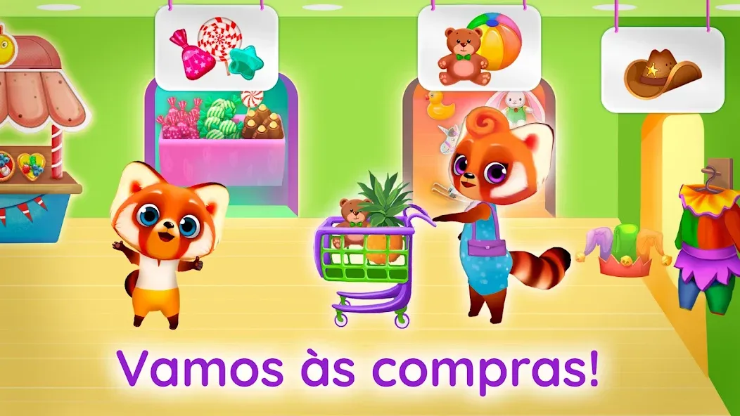 Jogo crianças com Panda Rocky screenshot 1