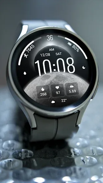 ZKin Watch Face Crescent Moon screenshot 5