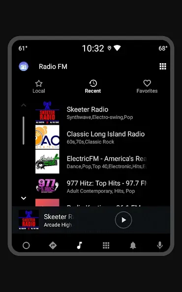 라디오 FM: 라이브 AM, FM 라디오 방송국 screenshot 21