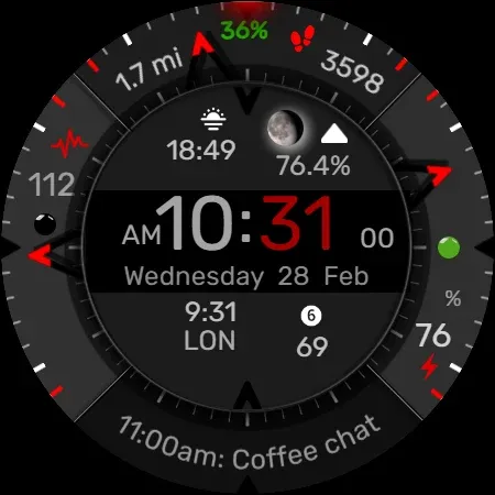 Digital Watch Face CRC094 screenshot 11