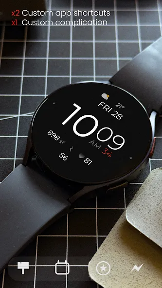 Battery Digital Watch Face screenshot 5