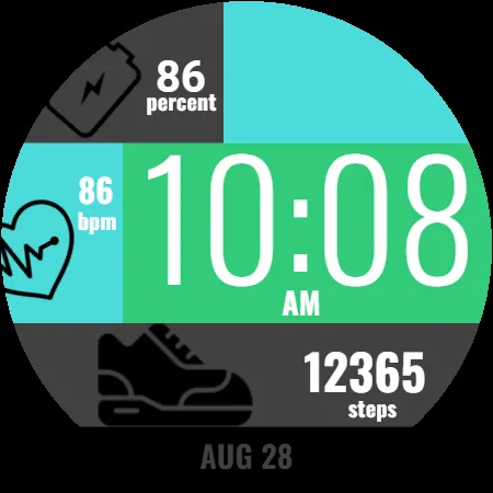 Bubble Gum Watch Face screenshot 10