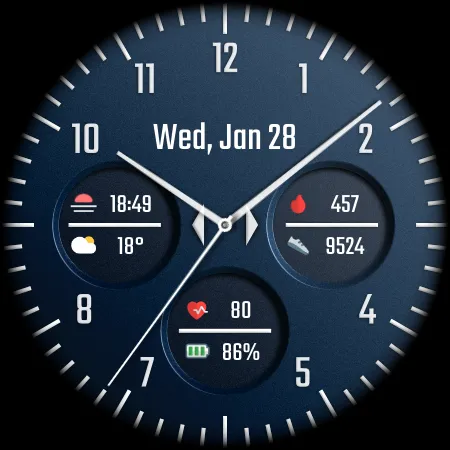 DADAM118: Analog Watch Face screenshot 23