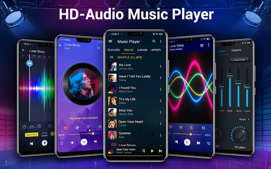 Music Player - Bass booster screenshot 14