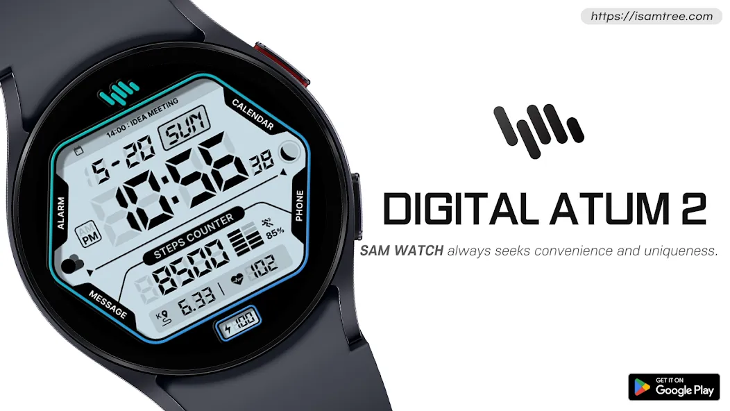SamWatch Digital Atum 2 screenshot 1