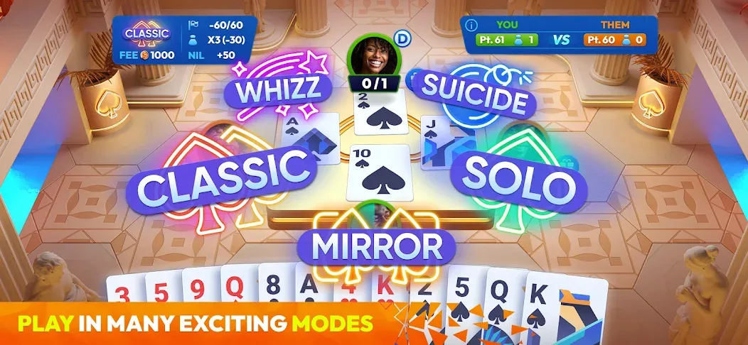 Spades Masters - Card Game screenshot 2