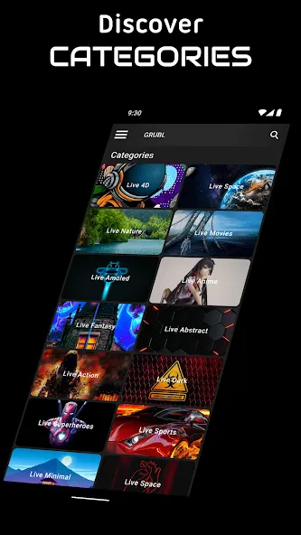 GRUBL™ 4D Live Wallpapers + AI screenshot 30