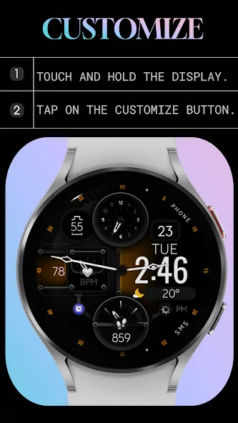 Dream 108 - Hybrid Watch Face screenshot 7