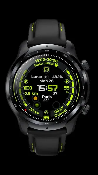 Digital Watch Face CUE124 screenshot 8
