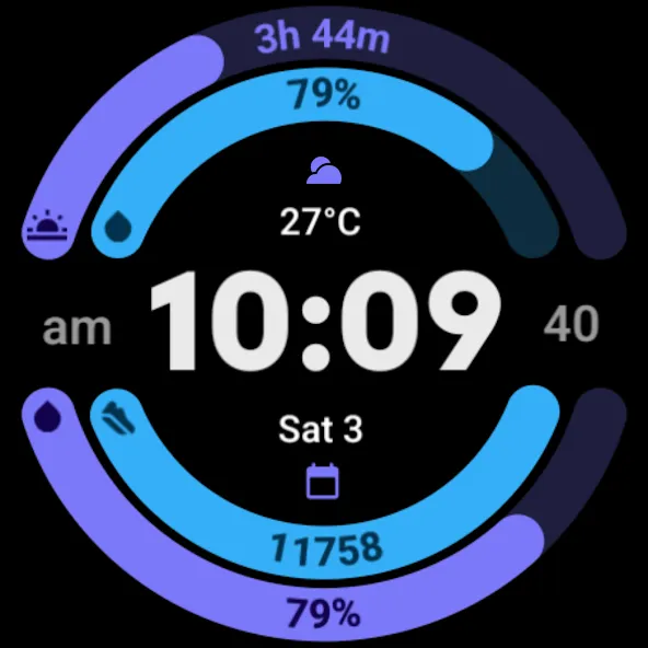 MDS06 Sport Watch Face screenshot 9