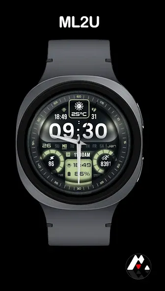 ML2U 364b Hybrid Watch Face screenshot 15