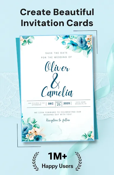 Invitation Maker: Cards & RSVP screenshot 1