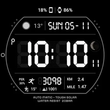 MIMIX Digital D1 Watchface screenshot 25