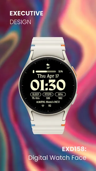 EXD158: Digital Watch Face screenshot 5