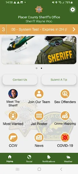 Placer County Sheriff screenshot 1