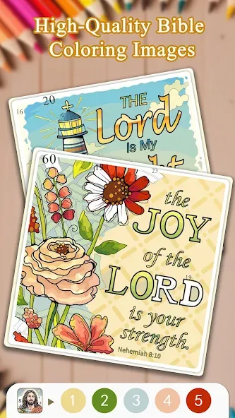 Bible Color Paint By Number screenshot 6