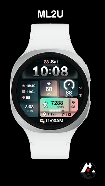 ML2U 241b Hybrid Watch Face screenshot 4