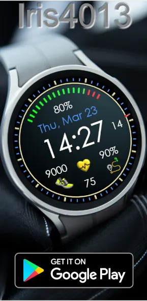 Iris4013 Digital Watch Face screenshot 5