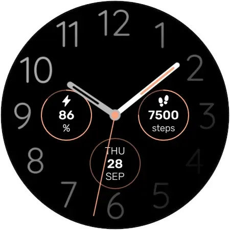 WES18 - Gradient Watch Face screenshot 4