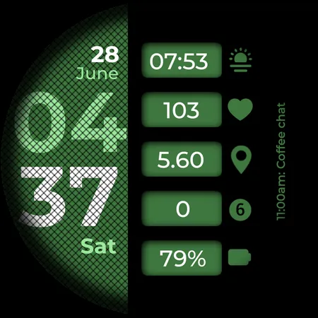 CC Digital 25 Watch Face screenshot 15