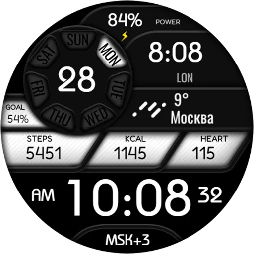 DIGI CUNATAMO WS63 Watch face screenshot 18