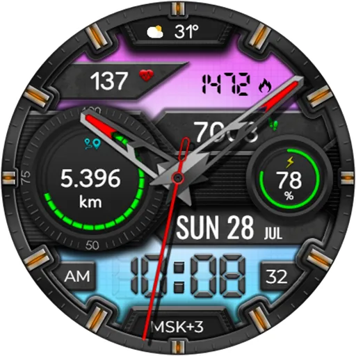 Hybrid PRALAX WS19 Watch face screenshot 23