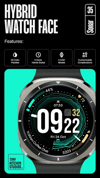 TKS 35 Sonar Watch Face screenshot 2