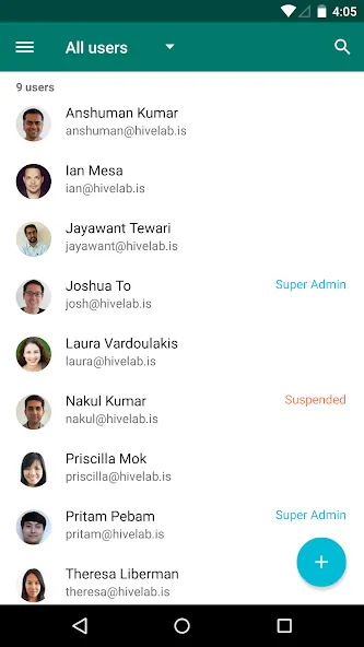Google Admin screenshot 1