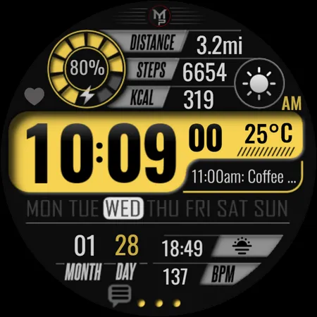 SEASONS - Digital Watch Face screenshot 11